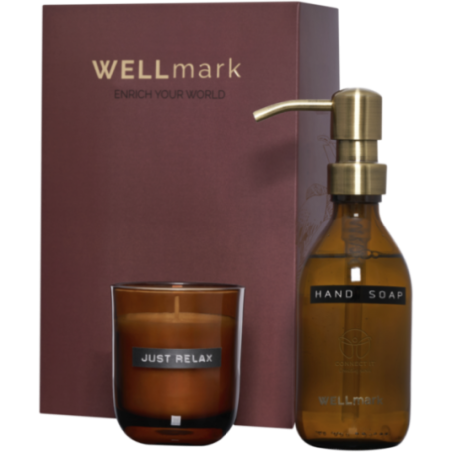 Coffret savon pour les mains et bougie Wellmark Discovery 