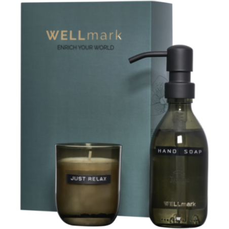 Coffret savon pour les mains et bougie Wellmark Discovery 