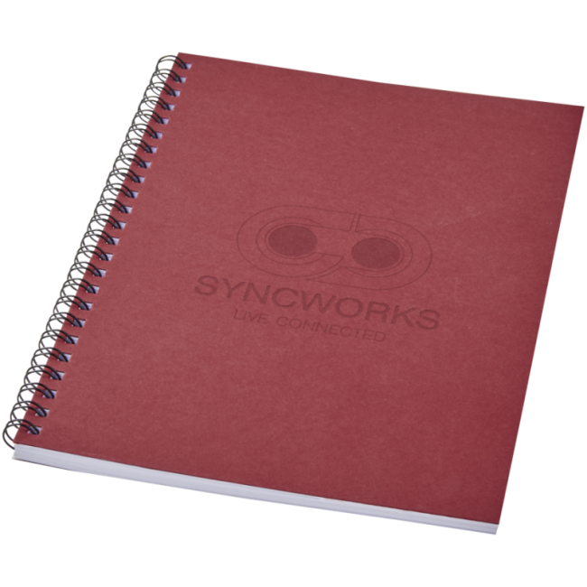 Carnet à spirales personnalisé A5 Desk-Mate® 
