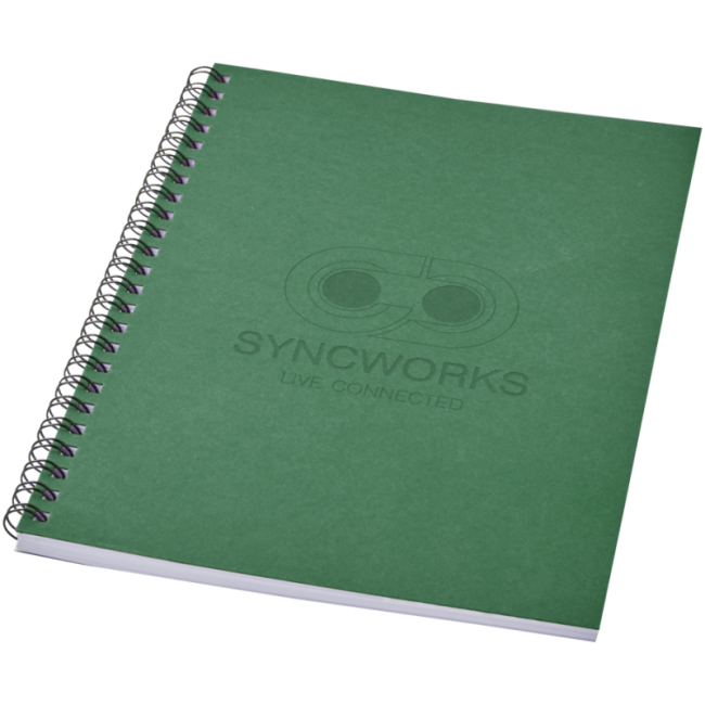 Carnet à spirales personnalisé A5 Desk-Mate® 