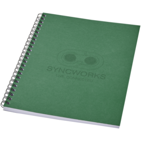 Carnet à spirales personnalisé A5 Desk-Mate® 