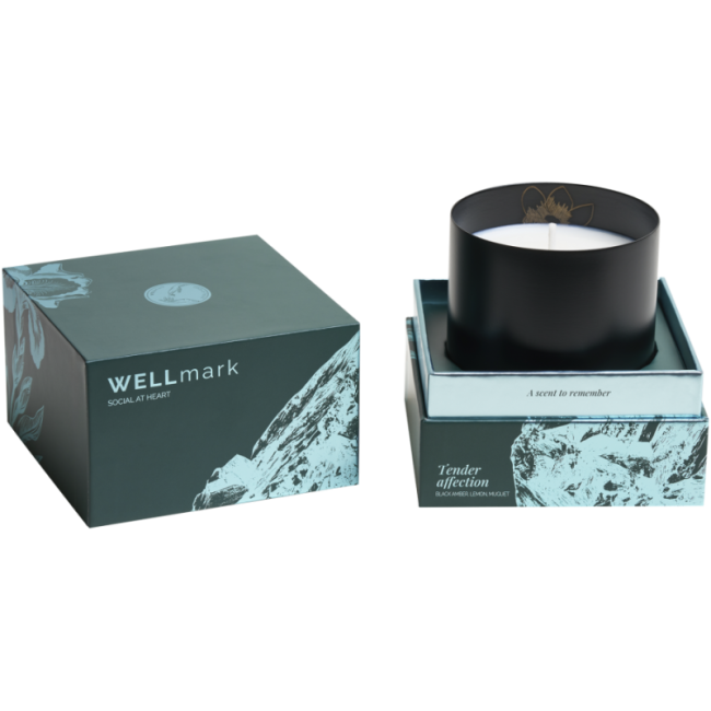 Bougie parfumée personnalisée Wellmark 