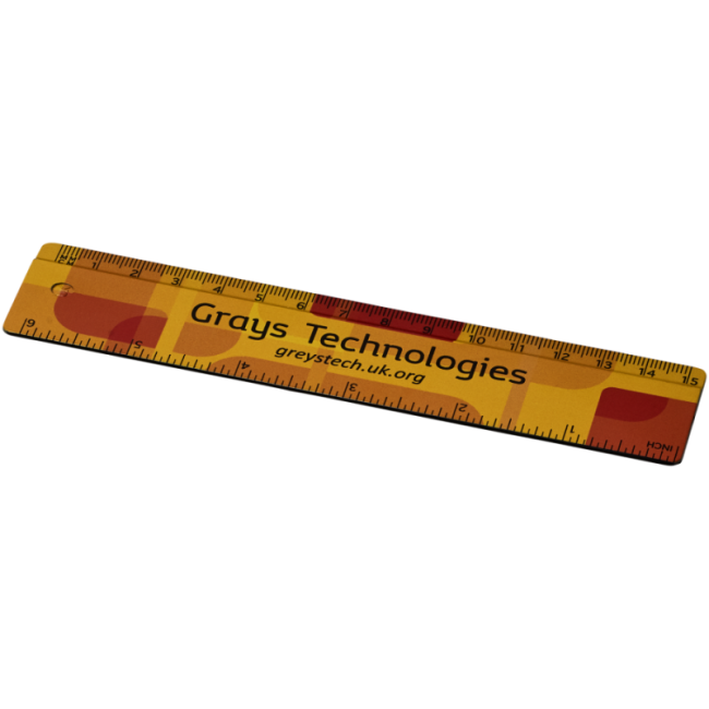 Règle personnalisée 15 cm en plastique recyclé Terran 