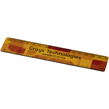 Règle personnalisée 15 cm en plastique recyclé Terran 