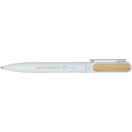 Stylo bille personnalisé en aluminium recyclé Blanca 