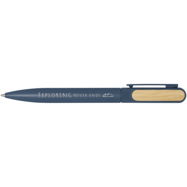 Stylo bille personnalisé en aluminium recyclé Blanca 