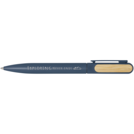 Stylo bille personnalisé en aluminium recyclé Blanca 