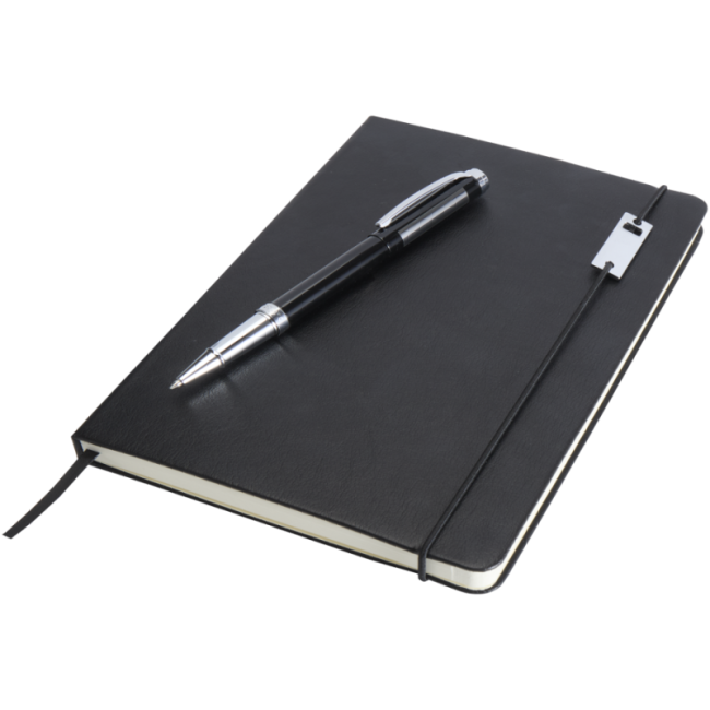 Coffret cadeau carnet A5 et stylo roller Legato Elegance 