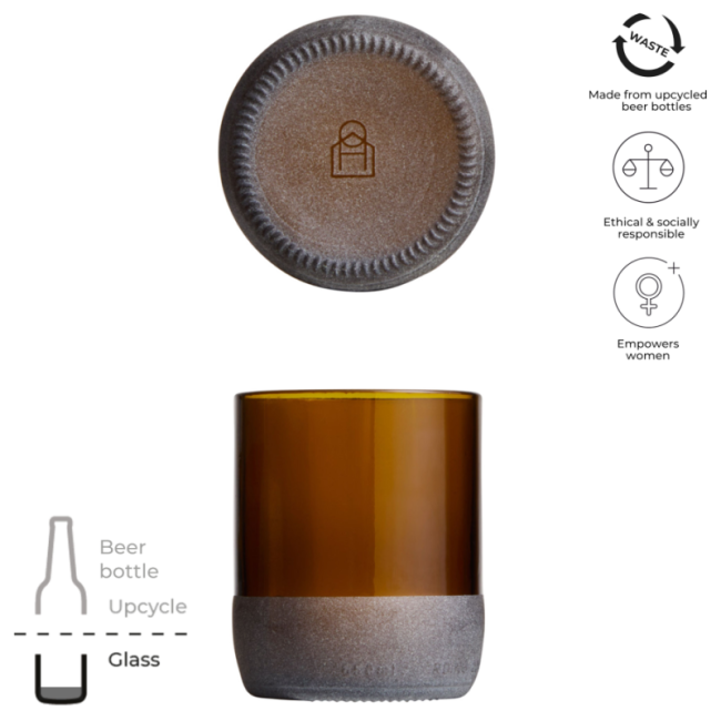 Lot de 2 verres personnalisés Originalhome 160 ml 