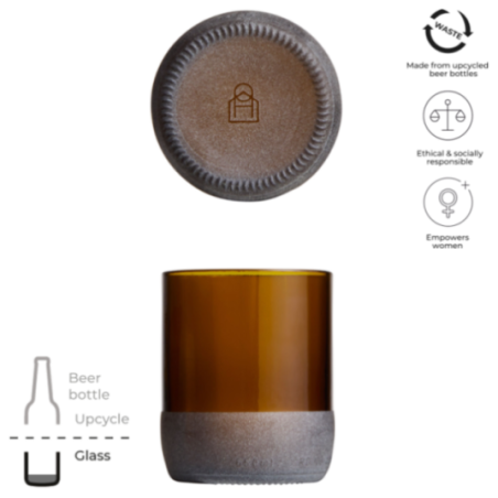 Lot de 2 verres personnalisés Originalhome 160 ml 