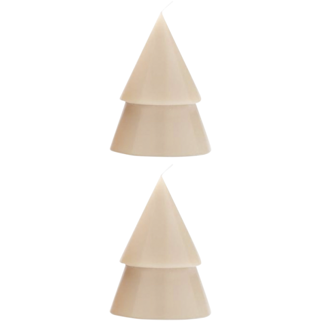 Boîte de 2 bougies de Noël format moyen Originalhome 