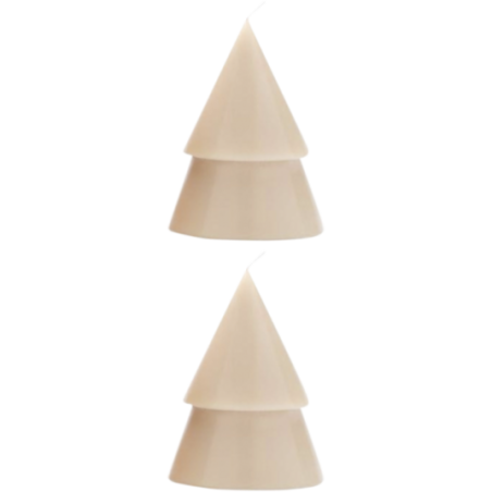 Boîte de 2 bougies de Noël format moyen Originalhome 
