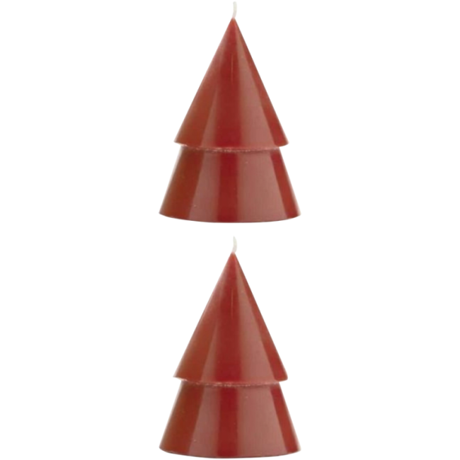 Boîte de 2 bougies de Noël format moyen Originalhome 