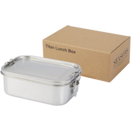 Boîte repas personnalisée en inox recyclé Titan 