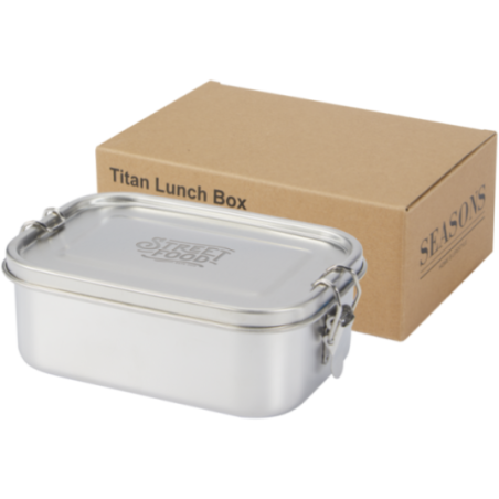 Boîte repas personnalisée en inox recyclé Titan 
