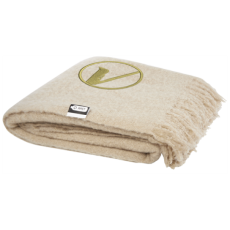 Plaid personnalisé en RPET certifié GRS Ivy 