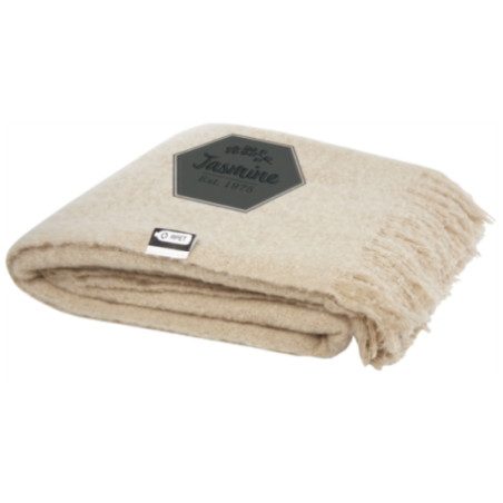 Plaid personnalisé en RPET certifié GRS Ivy 