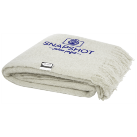 Plaid personnalisé en RPET certifié GRS Ivy 