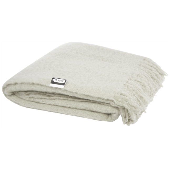 Plaid personnalisé en RPET certifié GRS Ivy 