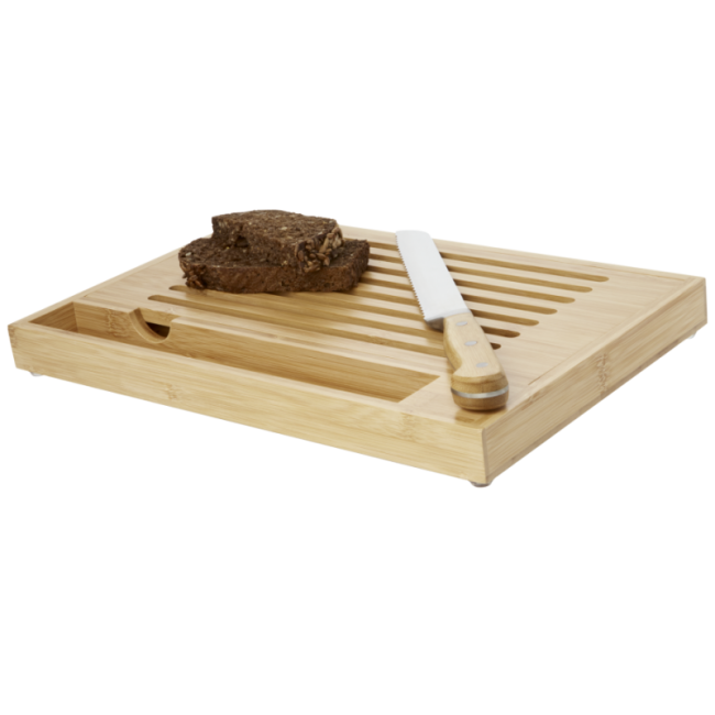Planche à découper en bambou avec couteau Pao 