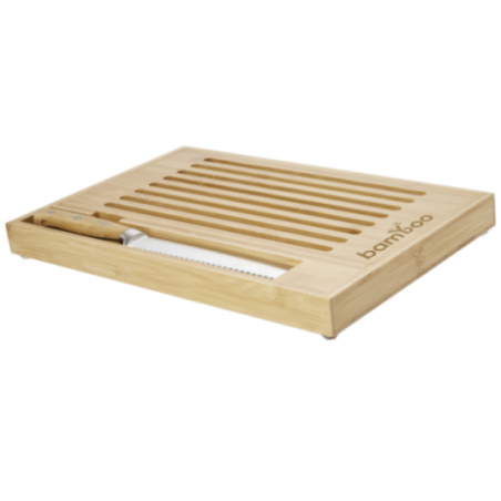 Planche à découper en bambou avec couteau Pao 