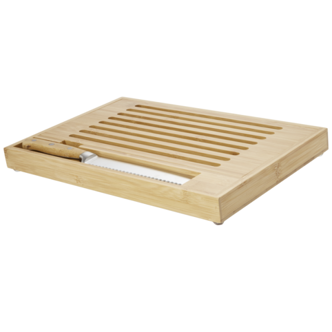 Planche à découper en bambou avec couteau Pao 