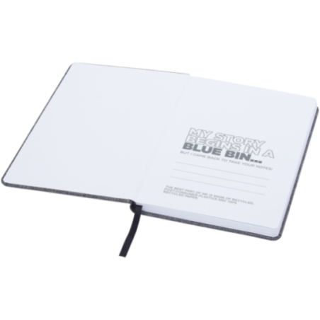Carnet personnalisable A5 en RPET Orin 