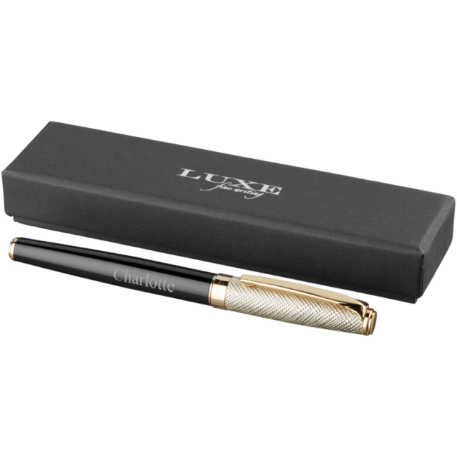 Stylo à bille personnalisé Luxe Doré (encre noire) 