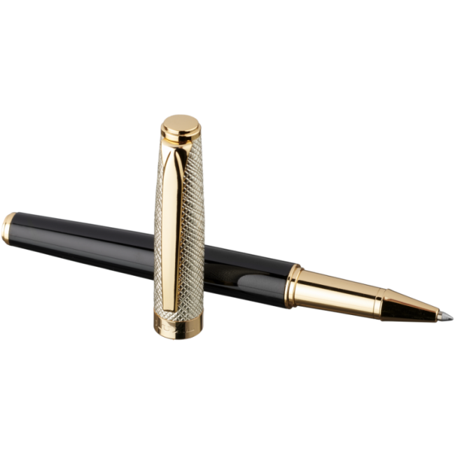 Stylo à bille personnalisé Luxe Doré (encre noire) 