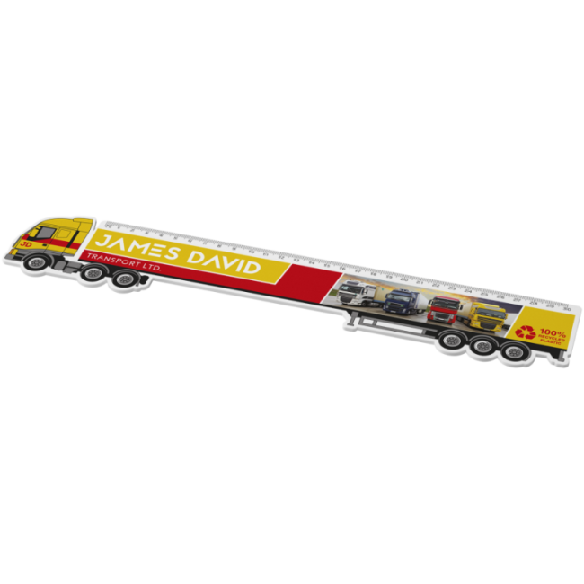 Règle publicitaire 30 cm en forme de camion Tait 