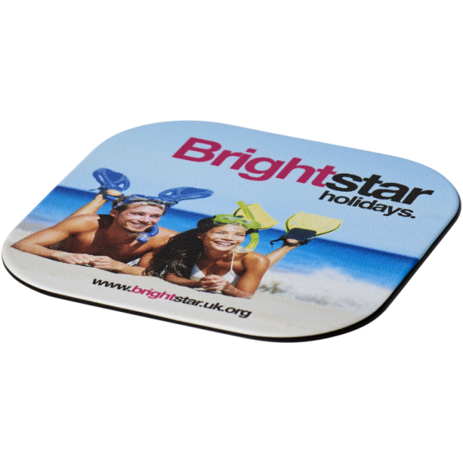 Sous-verre personnalisable carré Brite-Mat® 