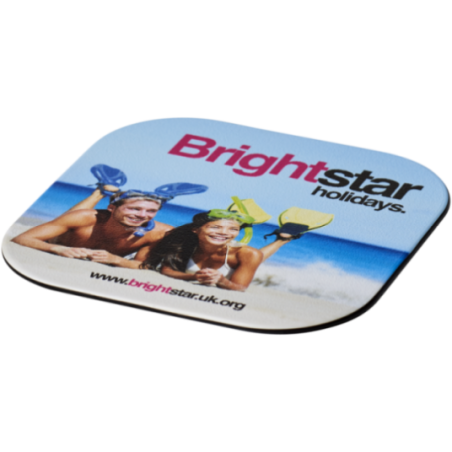 Sous-verre personnalisable carré Brite-Mat® 