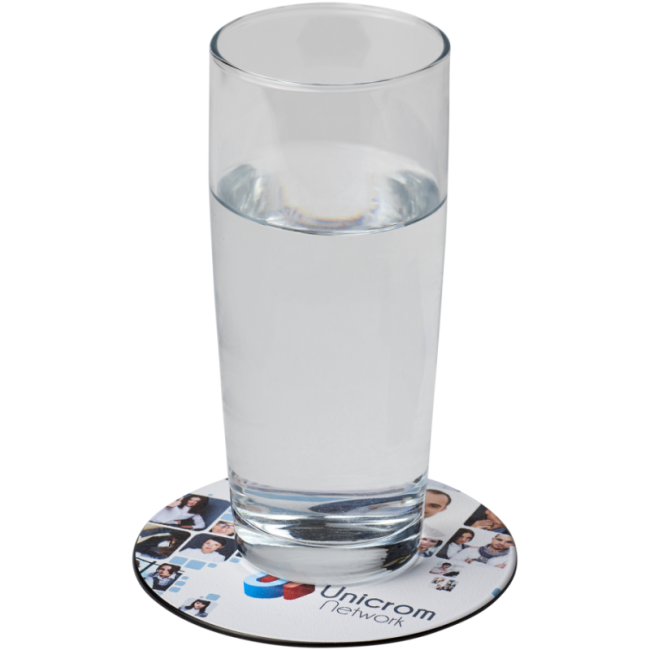 Sous-verre personnalisé rond Brite-Mat® 