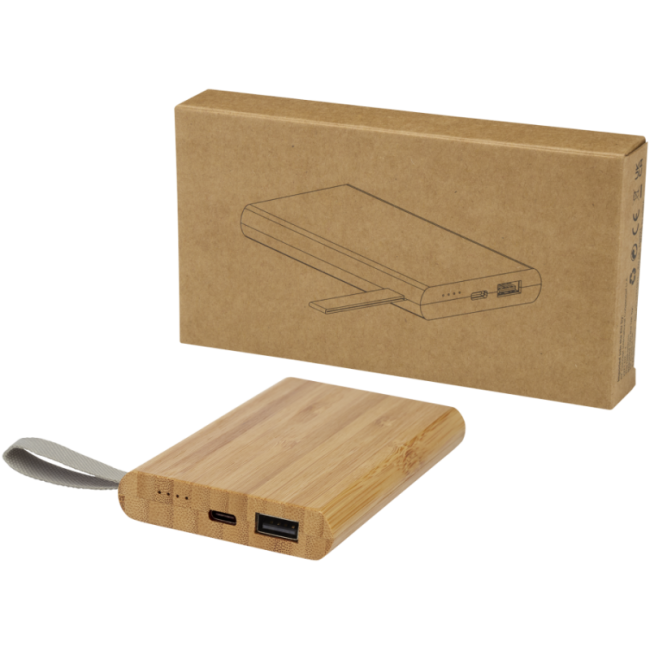 Powerbank personnalisée en bambou Tulda 