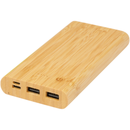 Batterie externe en bambou 10 000 mAh Tulda 