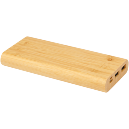 Batterie externe en bambou 10 000 mAh Tulda 