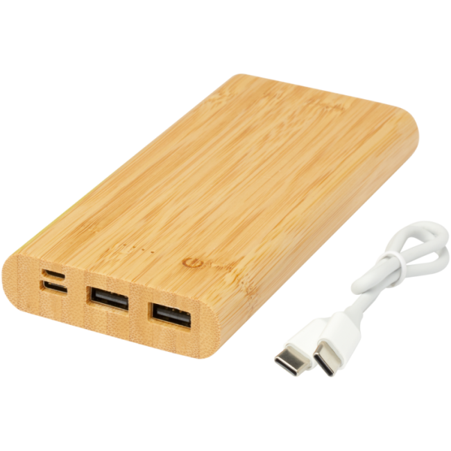 Batterie externe en bambou 10 000 mAh Tulda 