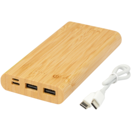 Batterie externe en bambou 10 000 mAh Tulda 