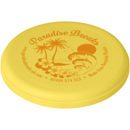 Frisbee publicitaire en plastique recyclé Crest 