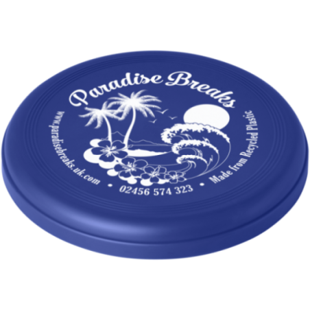 Frisbee publicitaire en plastique recyclé Crest 
