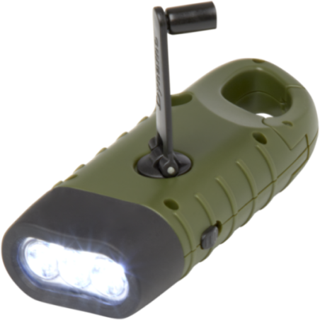 Lampe torche solaire avec dynamo Helios 