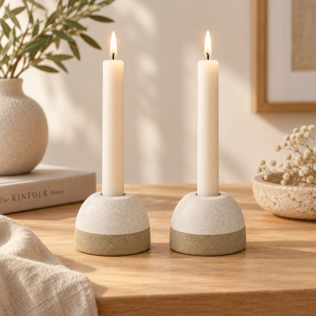 Lot de 2 bougeoirs Originalhome Reclay 