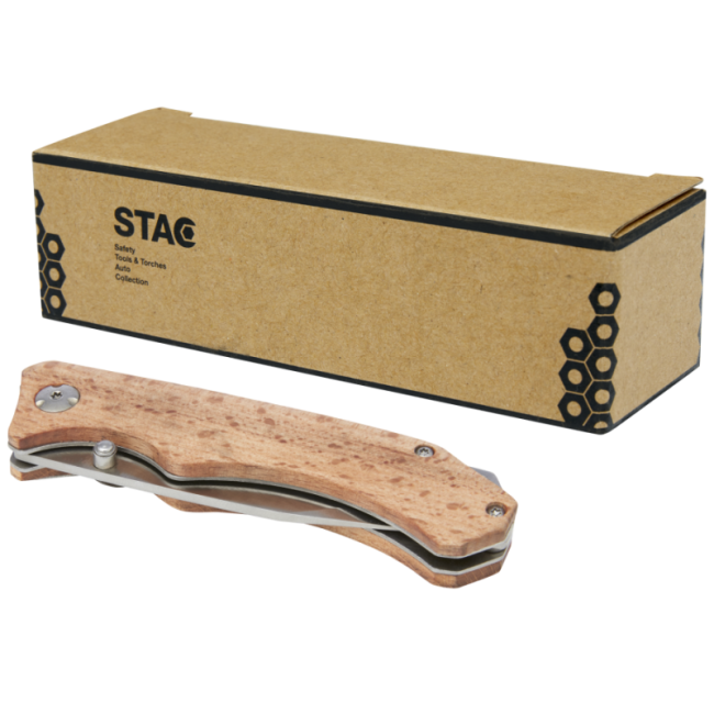 Couteau de poche en bois personnalisé Dave 