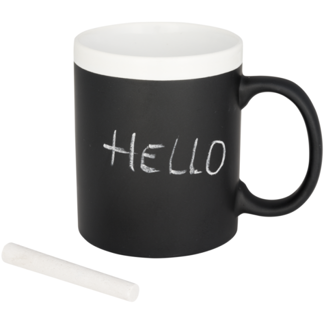 Tasse tableau noir personnalisable Chalk 330 ml 