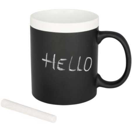 Tasse tableau noir personnalisable Chalk 330 ml 