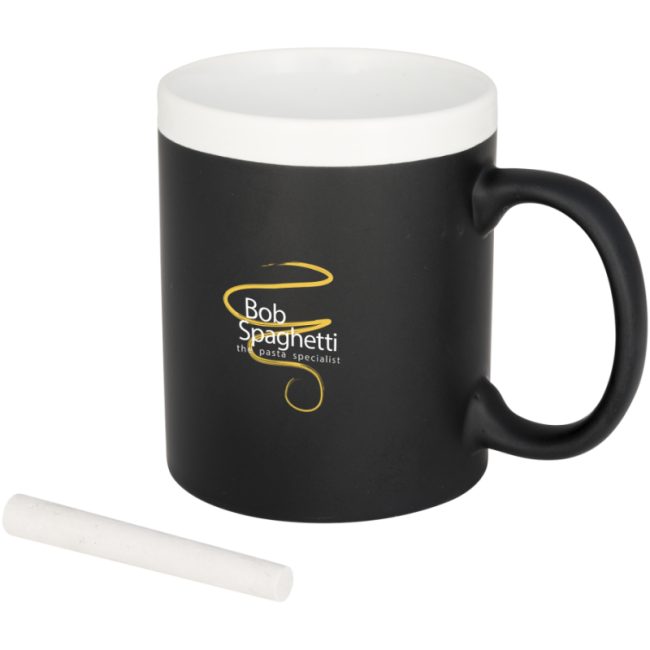 Tasse tableau noir personnalisable Chalk 330 ml 