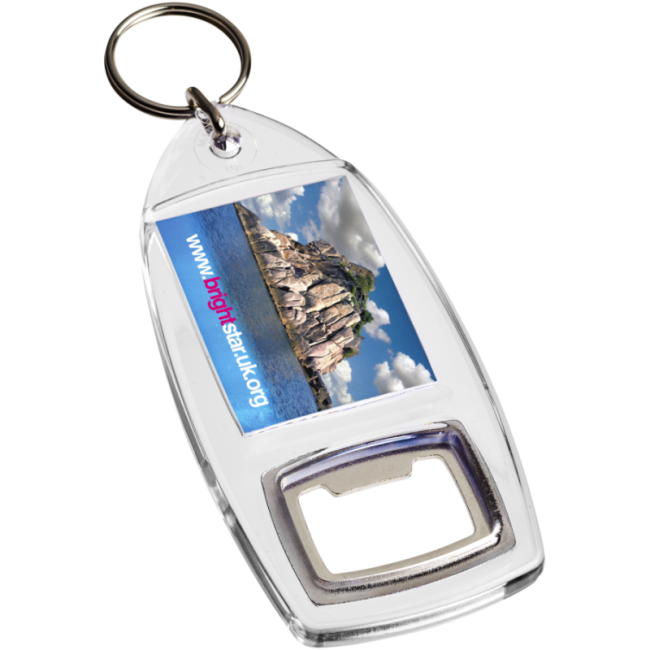 Porte-clés décapsuleur personnalisé R1 Jibe 