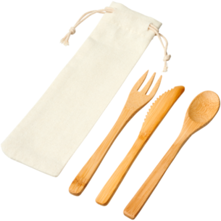 Ensemble de couverts en bambou Celuk 