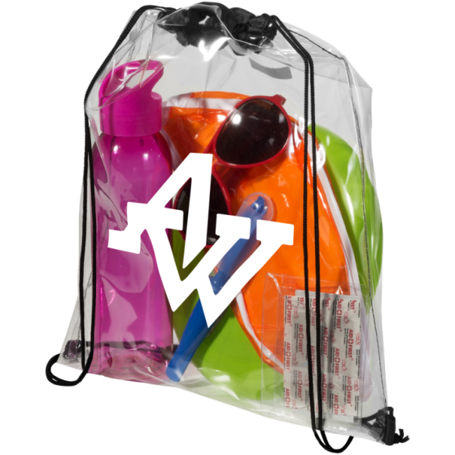 Sac cordon personnalisé transparent Lancaster 