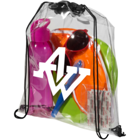 Sac cordon personnalisé transparent Lancaster 